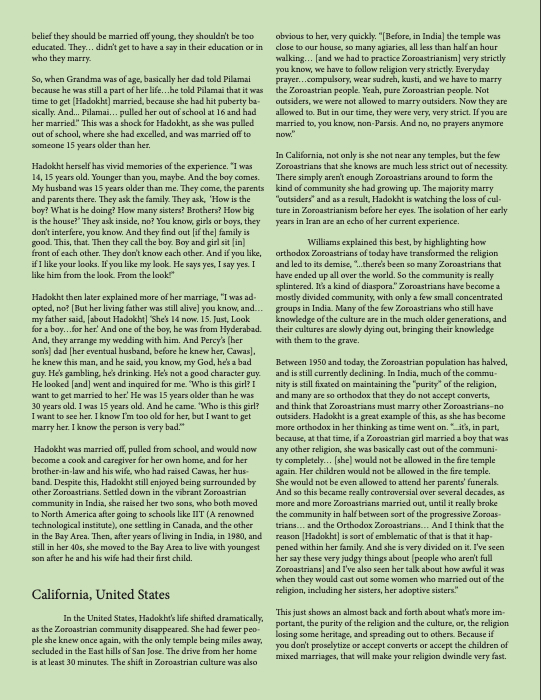 Article by Jesse Williams